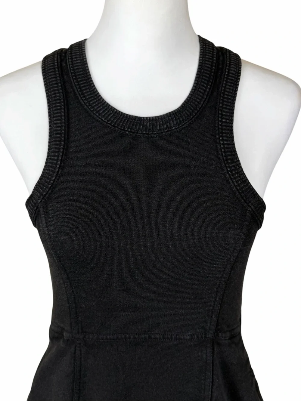 Daily Practice Midi Dress Size XS Black Cotton Racerback Casual Gorpcore Granola